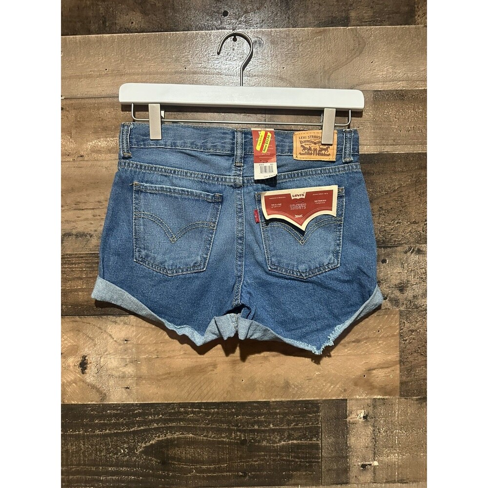 Levi Girls Jean Shorts NWT Girlfriend Shorts 12 Reg